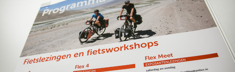 lezingen poster Fiets en Wandelbeurs