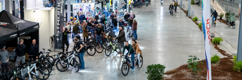 the test track is the beating heart of the E-bike Xperience