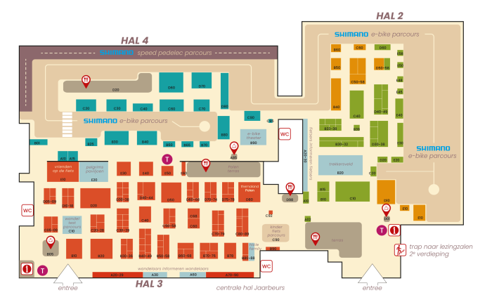 plattegrond e-bike challenge utrecht