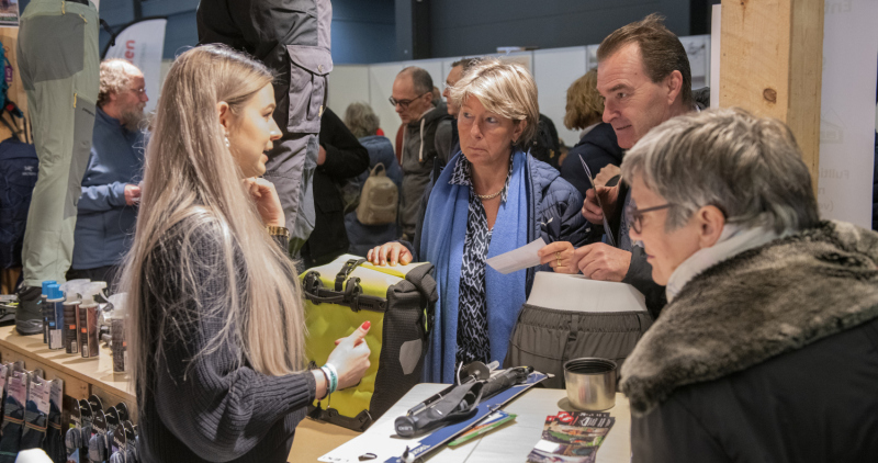 Ook de outdoorstands werden goed bezocht 