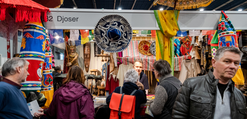 The Djoser stand was also almost stormed by visitors