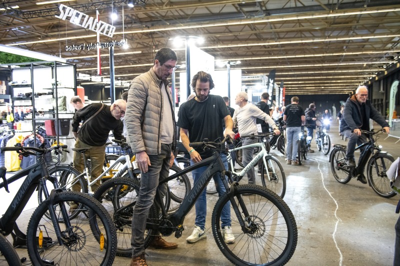 fietsen testen op de E-bike Challenge