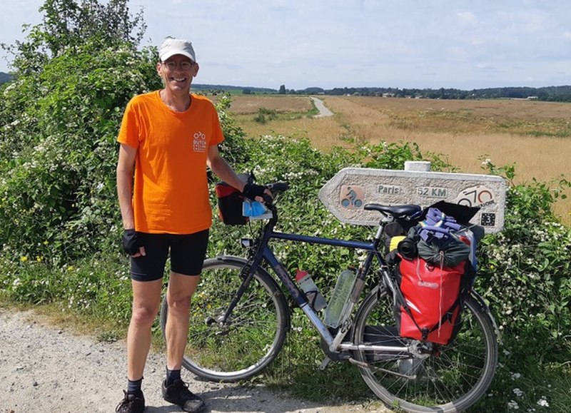 Herbert Tiemens onderweg naar Lissabon