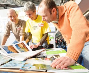 interaction with consumers at the fair