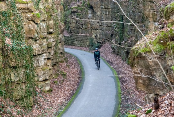 cycling in Luxembourg on a PC