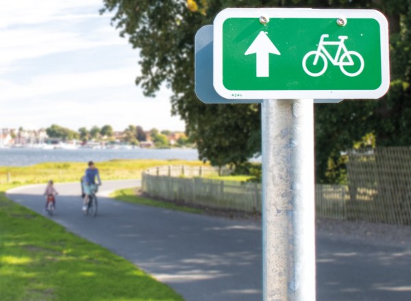 cycling routes, transforming to networks