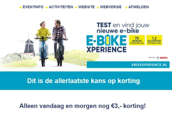 newsletter E-bike Xperience