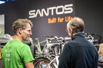 Santos stand op de Fiets en Wandelbeurs