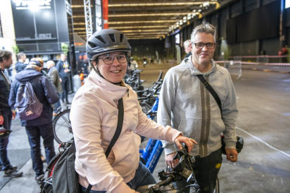 test riders at de E-bike Challenge Belgium